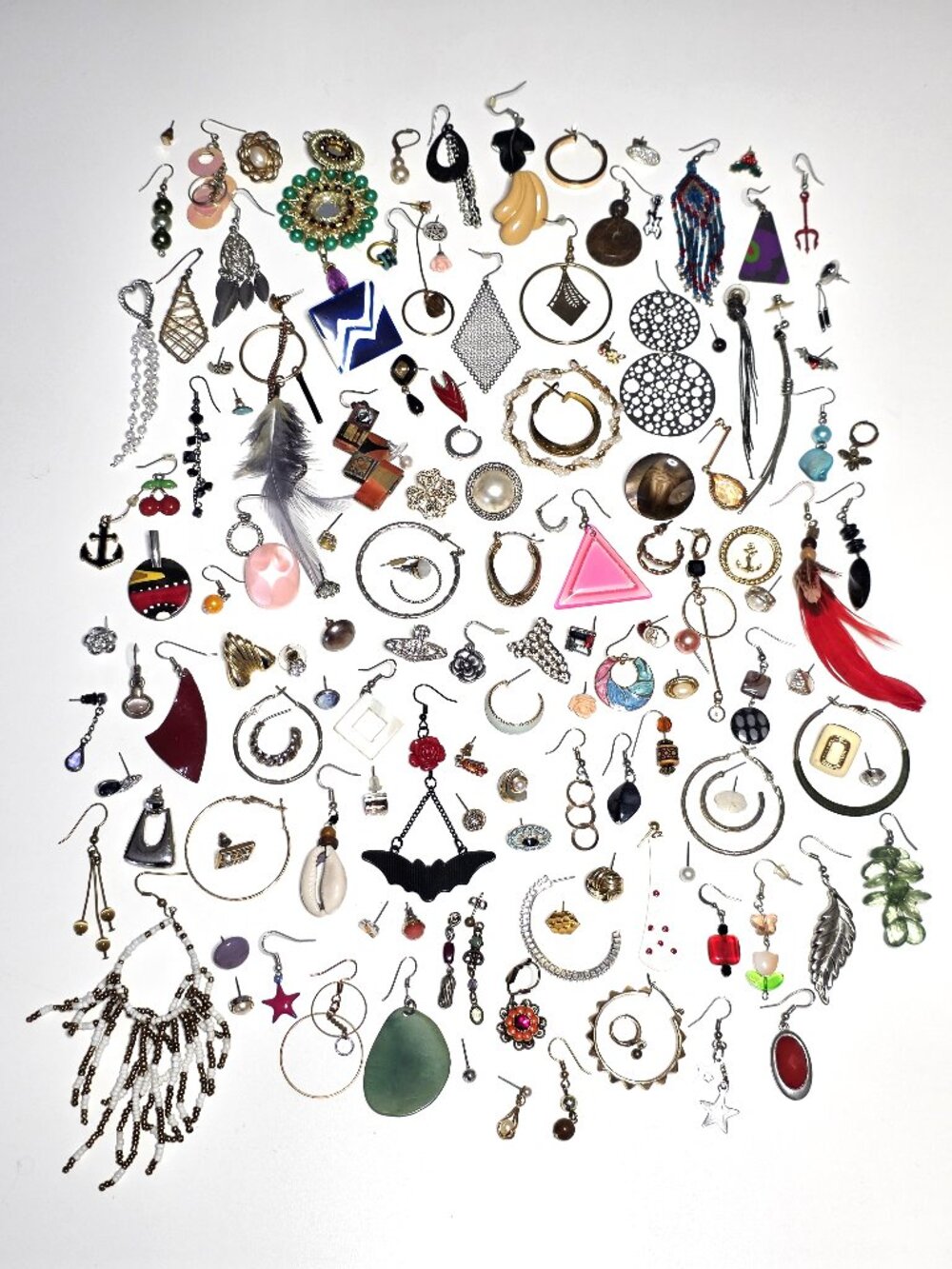 Huge single pierced earring bundle